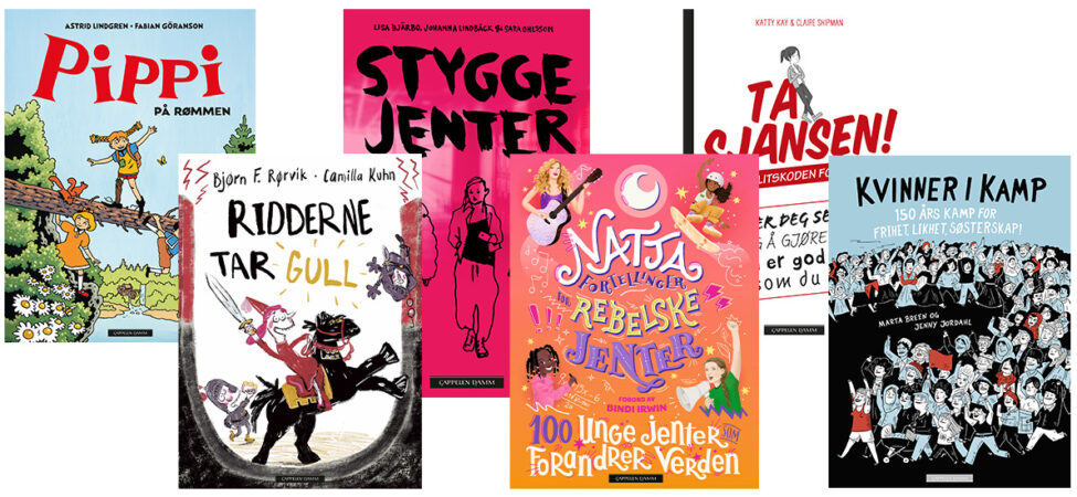 Seks bøker til små feminister