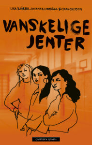 Bokomslag med illustrasjon av tre jenter